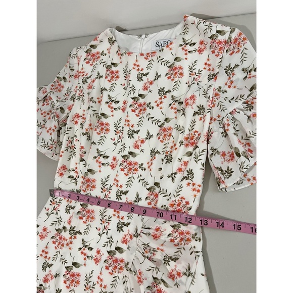 Sabo Skirt Floral Romantic Ruffle Dress Size Small - Picture 10 of 10